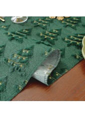 Christmas Green Tree Star Design Table Runner | thumb picture 