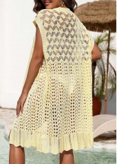 Three-piece Beige V Neck Cover Up | thumb picture 