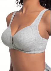 Light Grey Push-up V Neck Bra | thumb picture 