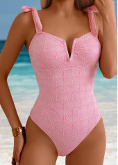 Tummy Control Pink One Piece Swimwear | thumb picture 