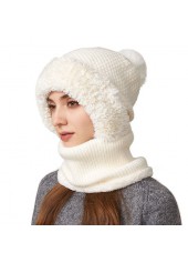 Beige Color Acrylic Detail Hat Beanie