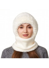 Beige Color Acrylic Detail Hat Beanie | thumb picture 