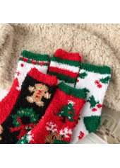 Christmas Multi Color Mid Calf Socks | thumb picture 