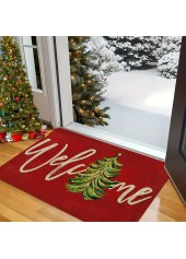 Christmas Red Cat Paw Pad Bath Mat