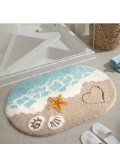 Light Blue Marine Life Print Cat Paw Pad