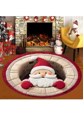 Christmas Light Camel Santa Claus Print Cat Paw Pad