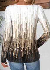 Multi Color Tummy Coverage Geometric Print T Shirt | thumb picture 