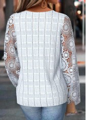 Light Blue Tummy Coverage Long Sleeve T Shirt | thumb picture 