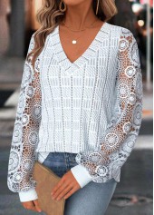 Light Blue Tummy Coverage Long Sleeve T Shirt | thumb picture 