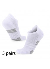 White Striped Sports Socks