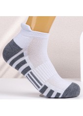 White Striped Polyester Detail Sports Socks | thumb picture 