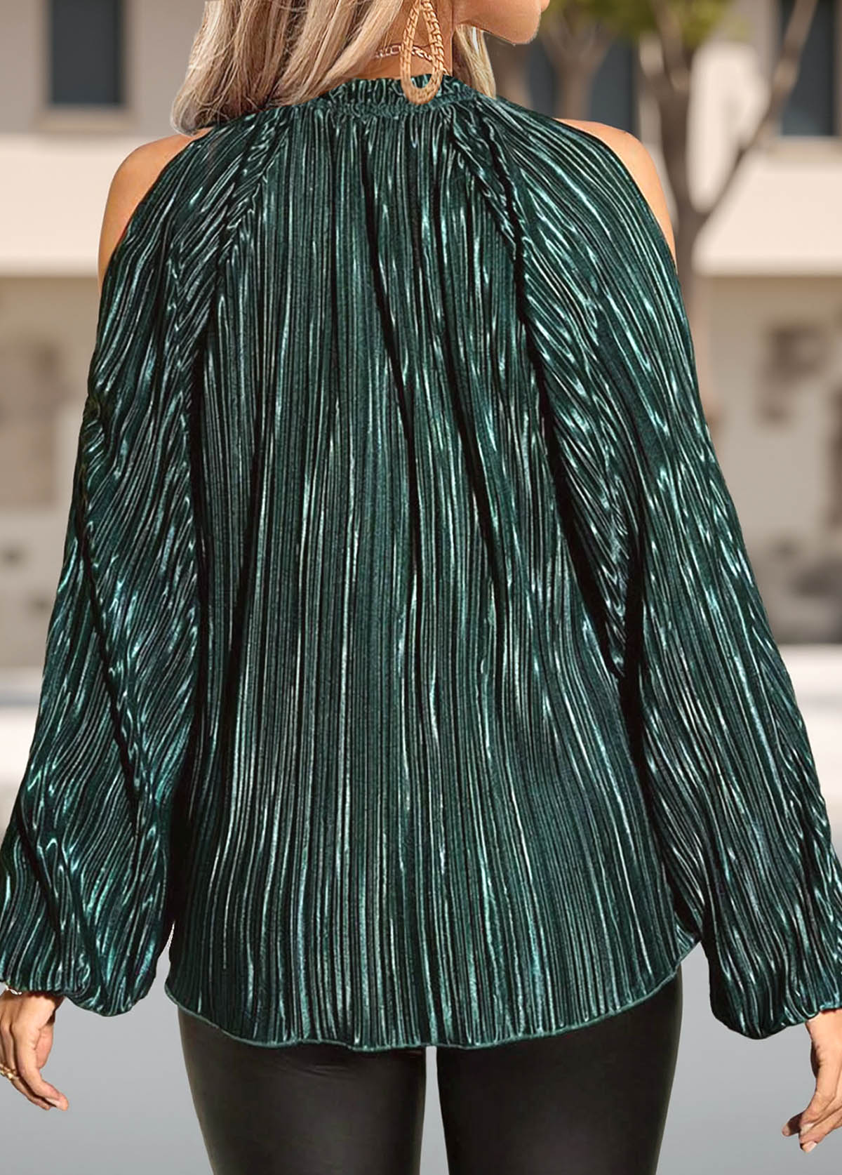 Blackish Green Tummy Coverage Long Sleeve T Shirt | picture 