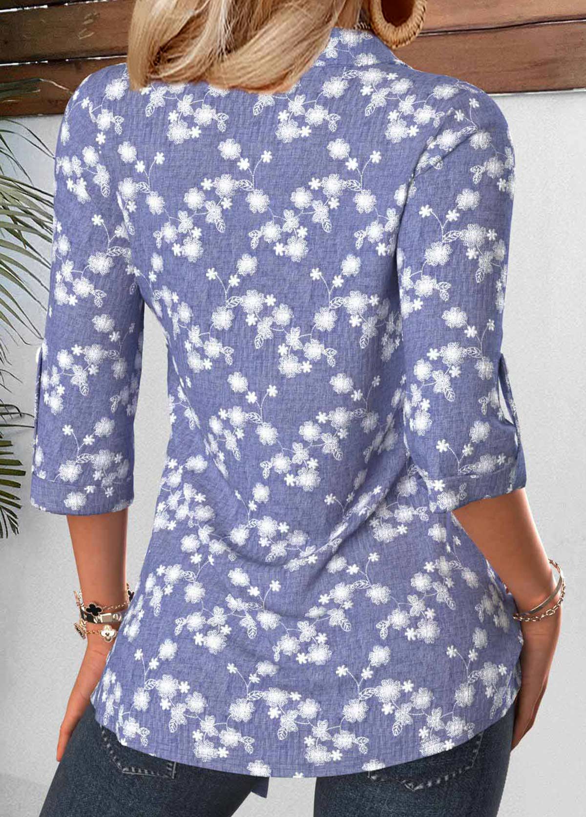 Dusty Purple Tummy Coverage Fake Two Piece Twinset | picture 