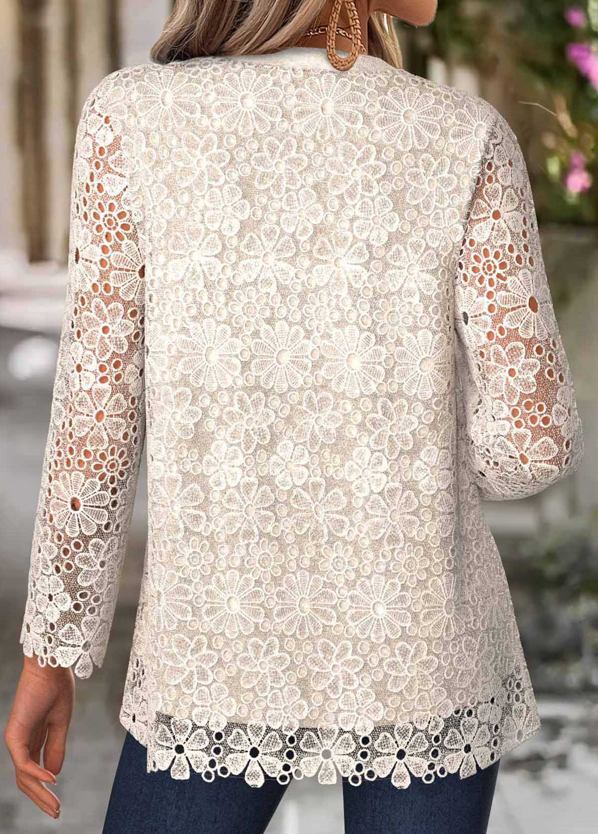 Light Camel Tummy Coverage Long Sleeve Cardigan | picture 