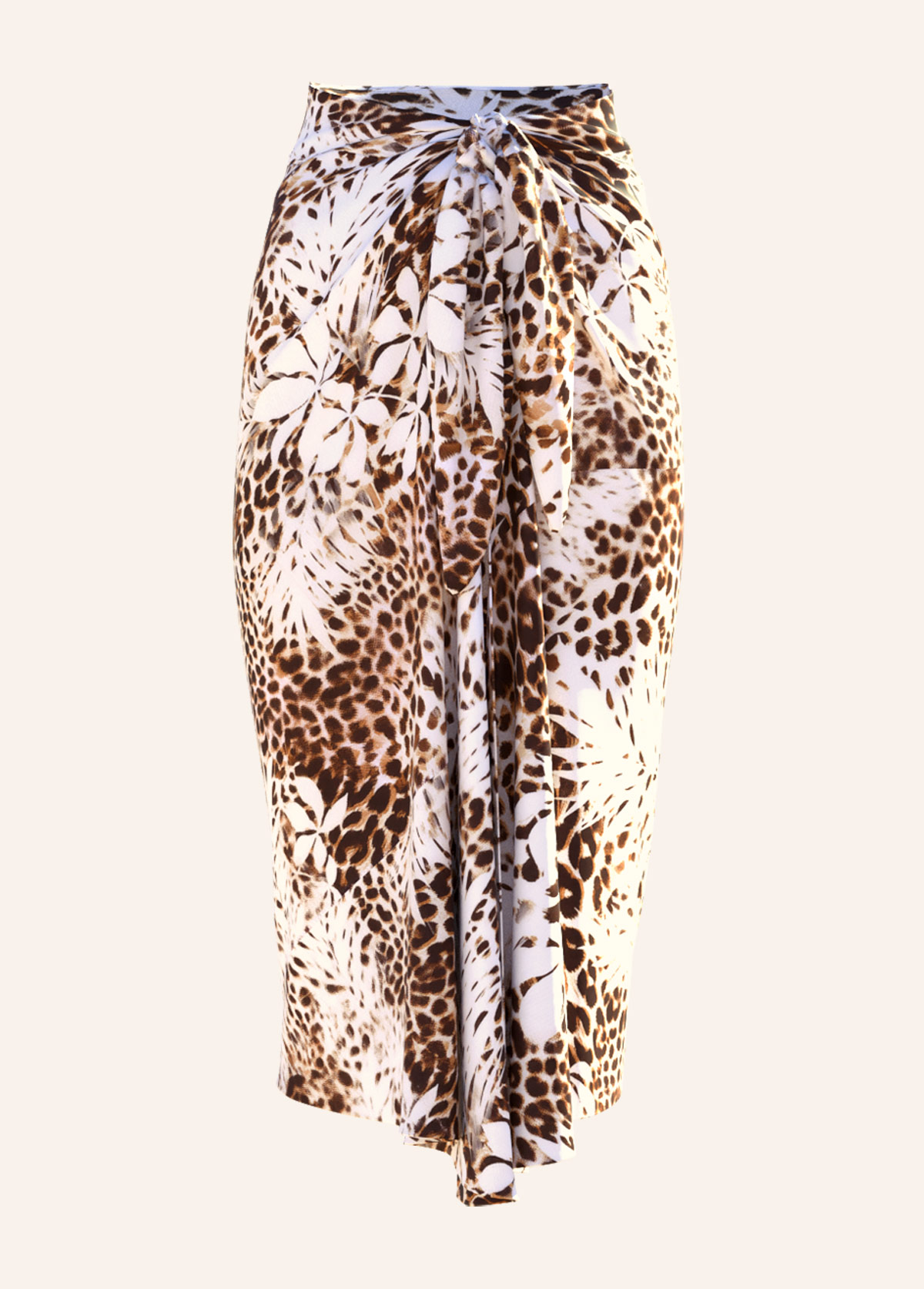 Tummy Coverage Leopard One Piece Swimwear and Cover Up | picture 