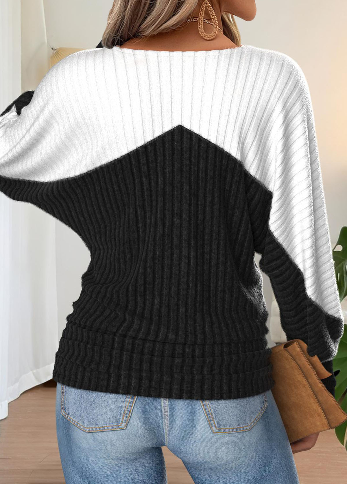 Black Tummy Coverage Long Sleeve Round Neck T Shirt | picture 