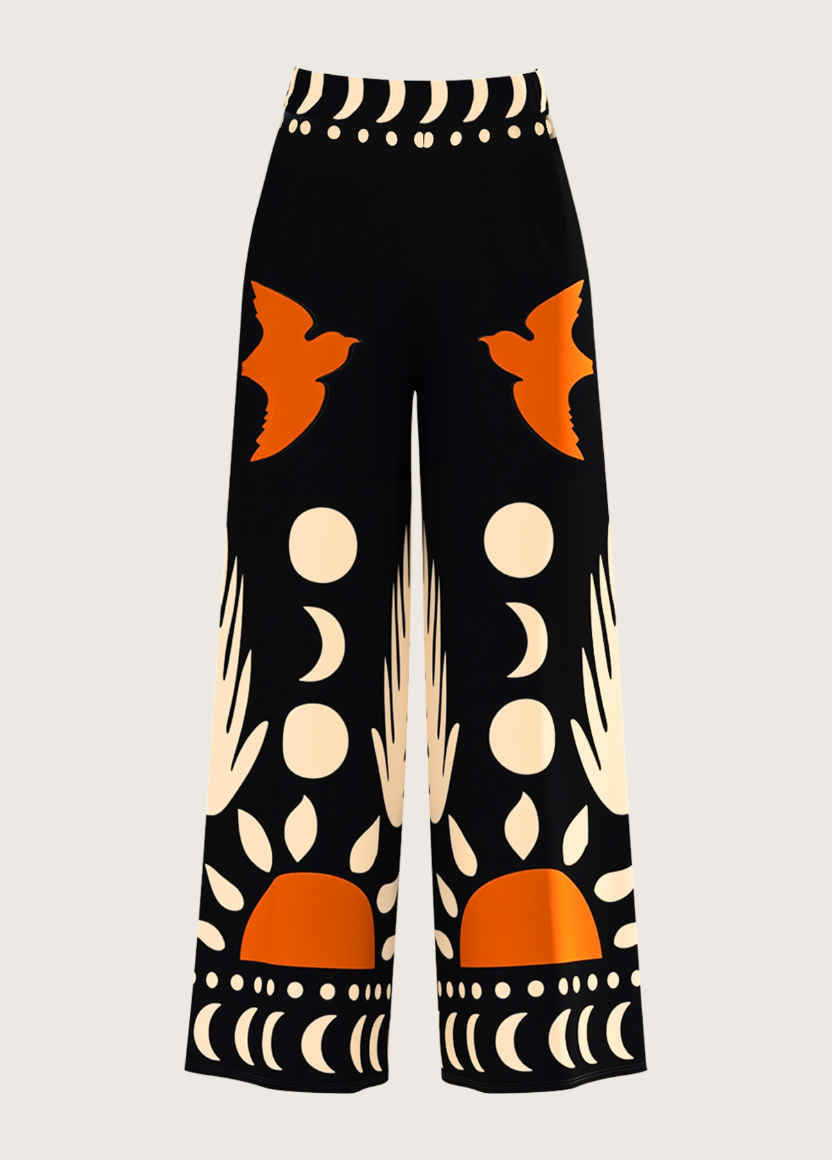 Tummy Control Tribal Print Black One Piece Swimwear | picture 