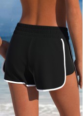 Mid Waisted Detail Green Beach Shorts | thumb picture 