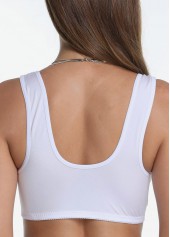 White Color V Neck Design Bra | thumb picture 