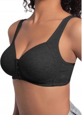 Black Color V Neck Detail Bra | thumb picture 