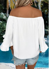 Raw White Tummy Coverage Half Sleeve T Shirt | thumb picture 