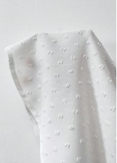 White Tummy Coverage Long Sleeve Round Neck Blouse | thumb picture 