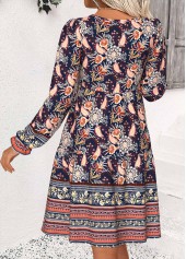 Multi Color Tummy Coverage Random Floral Print Short Dress | thumb picture 