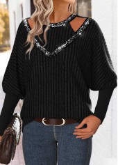 Black Tummy Coverage Long Sleeve Round Neck T Shirt | thumb picture 