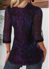 Multi Color Tummy Coverage Fake Two Piece Twinset | thumb picture 