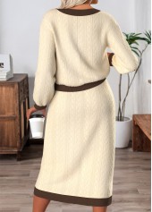 Light Camel Tummy Coverage Dress and Cover Up | thumb picture 