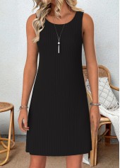 Black Tummy Coverage Leopard Bracelet Sleeve Dress and Cardigan | thumb picture 