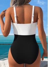 Criss Cross V-Neck One Piece Swimwear | thumb picture 