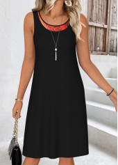 Black Tummy Coverage Ombre 3/4 Sleeve Dress and Cardigan | thumb picture 