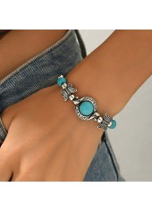 Mint Green Butterfly Alloy Detail Bracelet