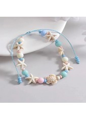 Light Blue Color Turtle CDetail Anklet | thumb picture 