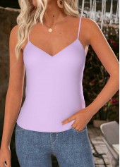 Light Purple Tummy Coverage Long Sleeve Blouse and Camisole | thumb picture 