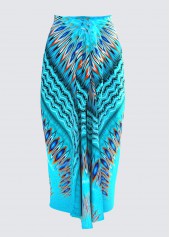 Tummy Control Tribal Print One Piece Swimwear and Skirt | thumb picture 