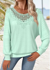 Sage Green Tummy Coverage Long Sleeve T Shirt