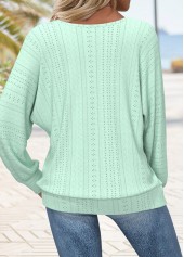 Sage Green Tummy Coverage Long Sleeve T Shirt | thumb picture 