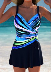 Surplice Ombre Navy One Piece Swimdress