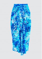 Tummy Coverage Graffiti Print One Piece Swimwear and Sarong | thumb picture 