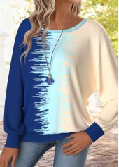 Multi Color Tummy Coverage Geometric Print T Shirt | thumb picture 