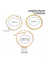 Golden Color Bow Alloy Detail Bracelets | thumb picture 