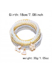 Beige Color Butterfly Seed Beads Bracelets | thumb picture 