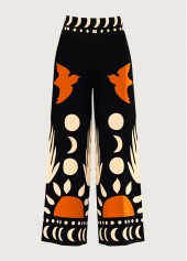 Tummy Control Tribal Print Black One Piece Swimwear | thumb picture 