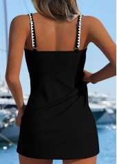 Tummy Coverage Mid Waisted Tie Dye Print Tankini Set | thumb picture 