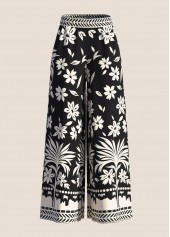 Tummy Control Floral Print Black One Piece Swimwear | thumb picture 