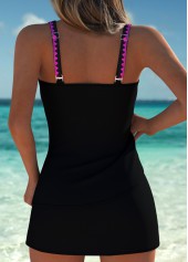 Tummy Coverage Mid Waisted Marine Life Print Tankini Set | thumb picture 