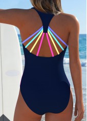 Tummy Control Dark Blue One Piece Swimwear | thumb picture 