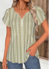 Sage Green Tummy Coverage Short Sleeve T Shirt | thumb picture 